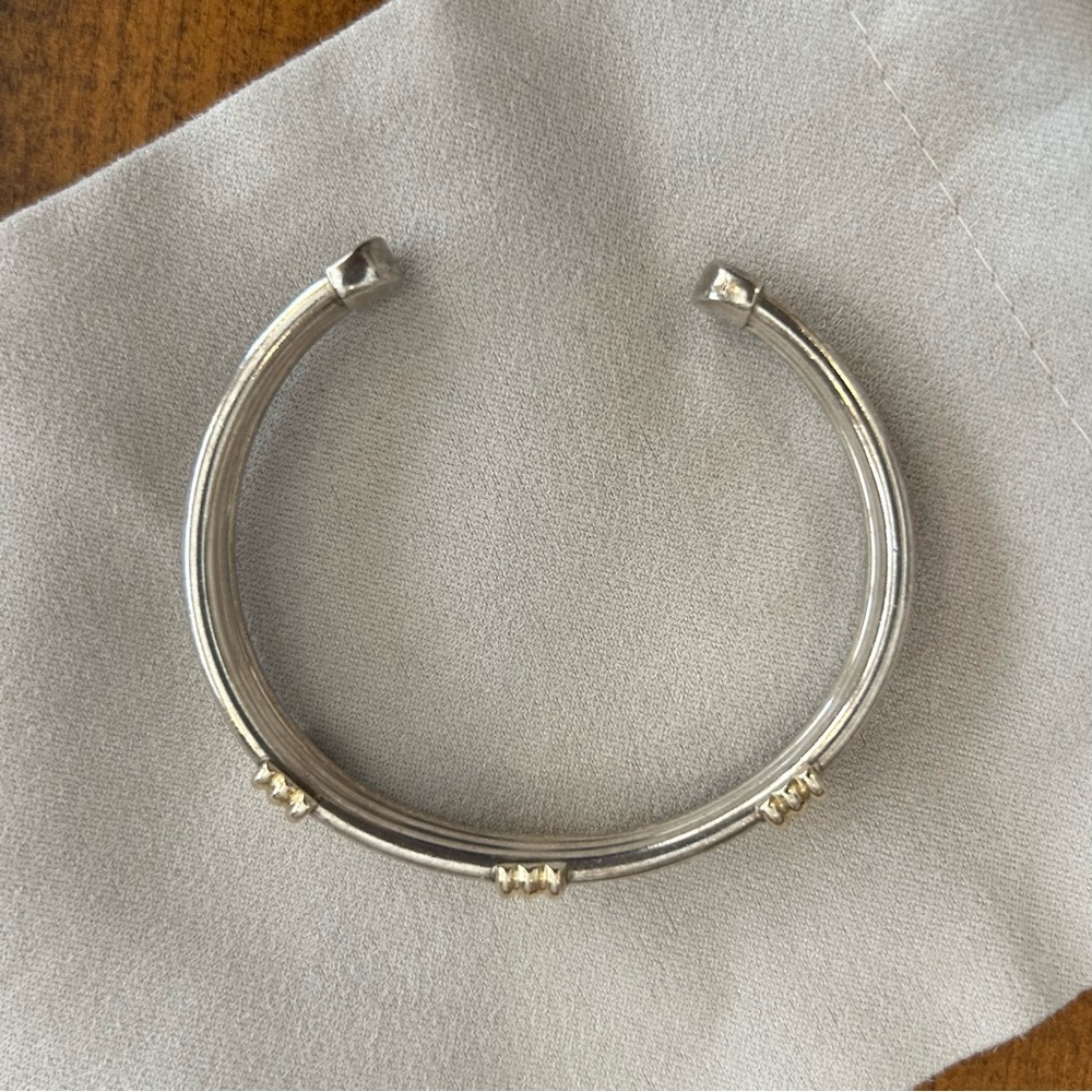 Vintage Women’s 950 Silver Cuff Bracelet - Picture 9 of 11